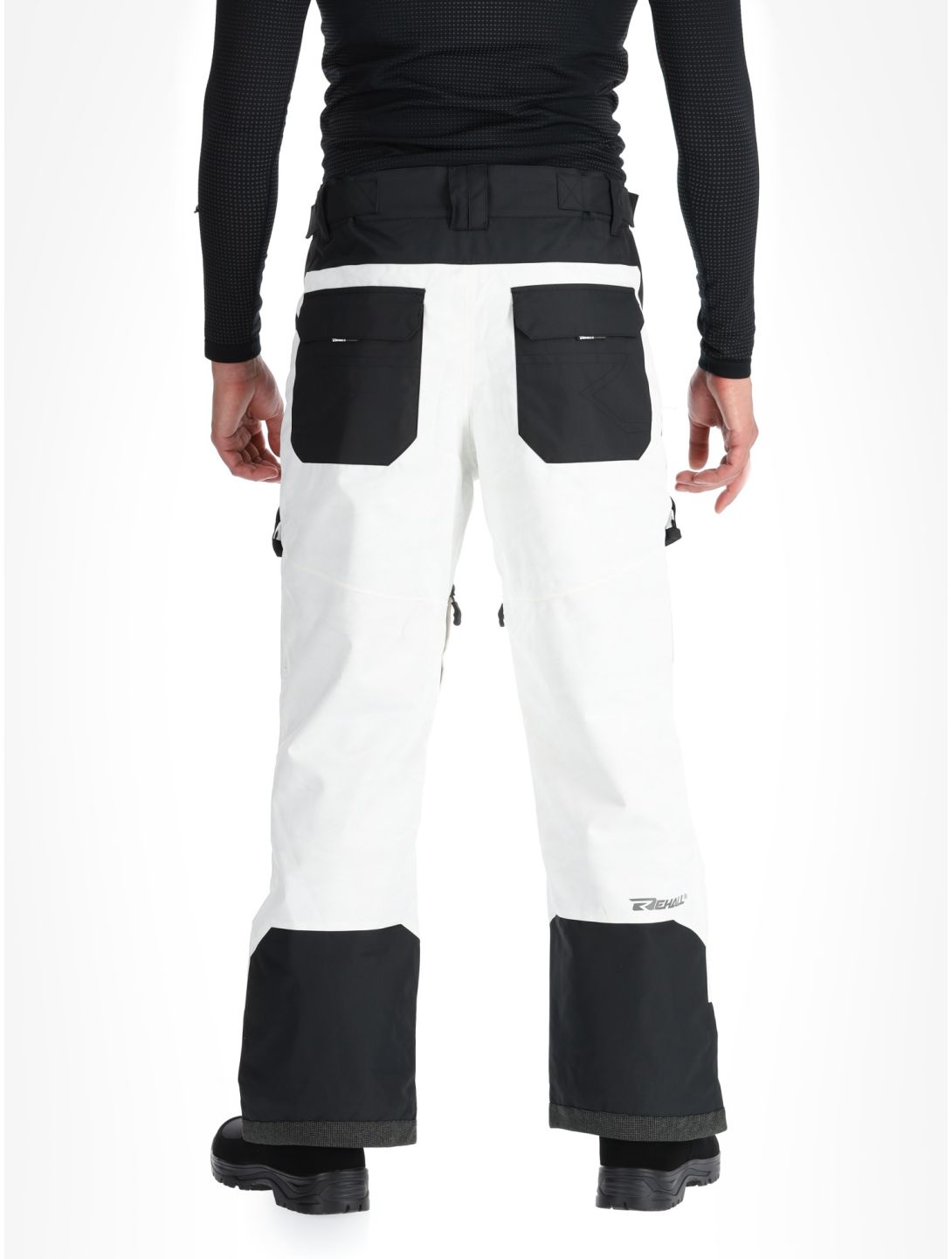 Rehall, Rinnes-R pantalon de ski hommes White Mountains blanc 