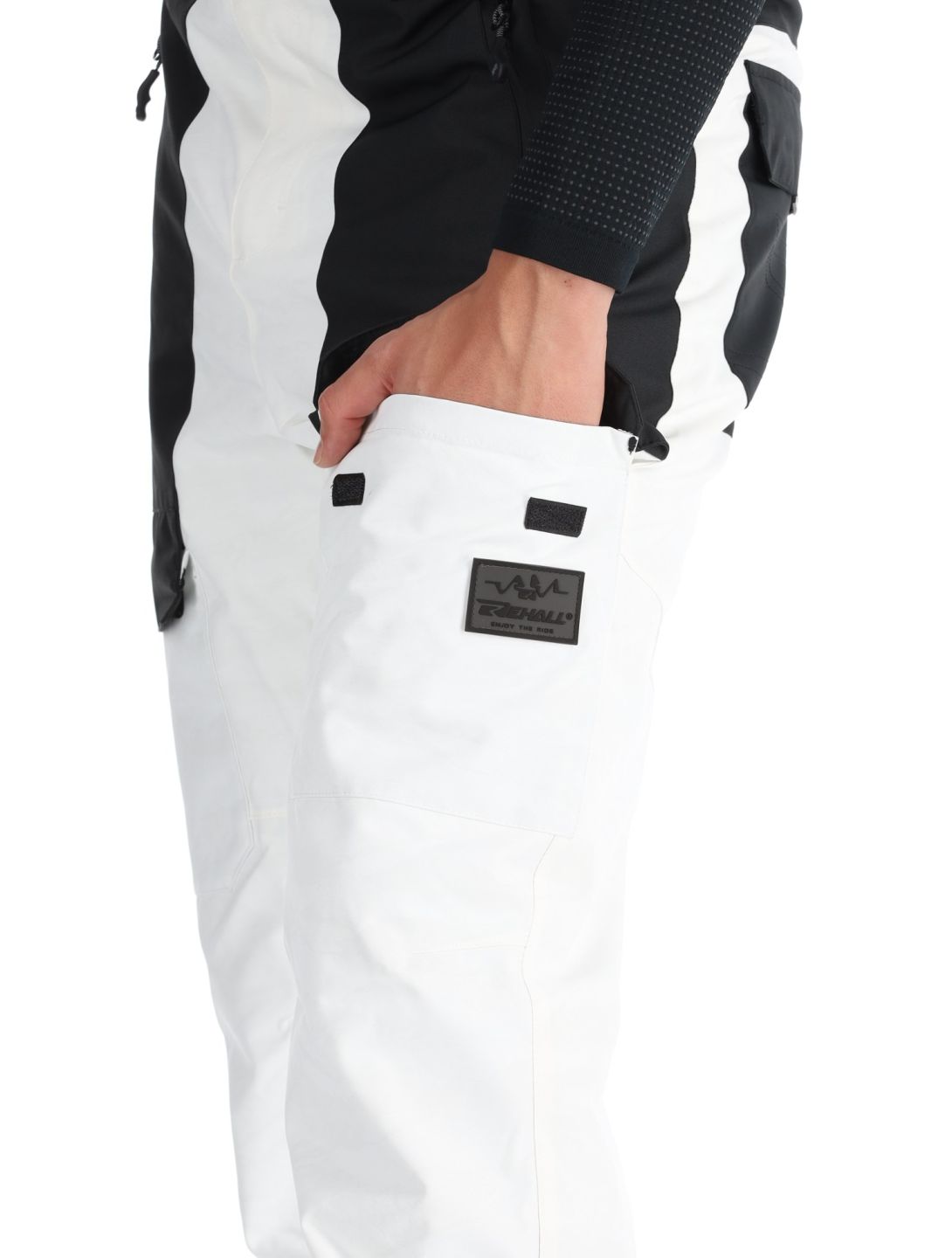 Rehall, Rinnes-R pantalon de ski hommes White Mountains blanc 