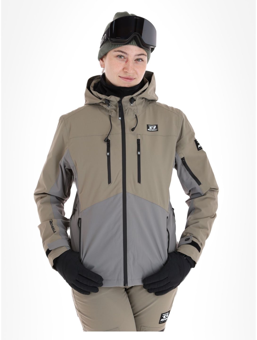 Rehall, Ruby-R veste de ski femmes Brindle brun 