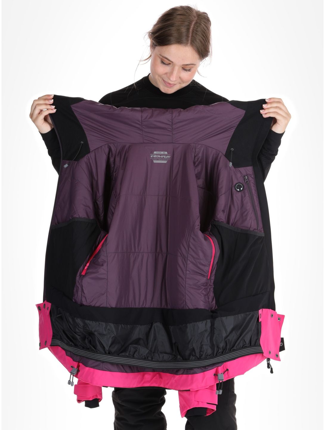 Rehall, Sabinio-R veste de ski femmes Pink noir, rose 