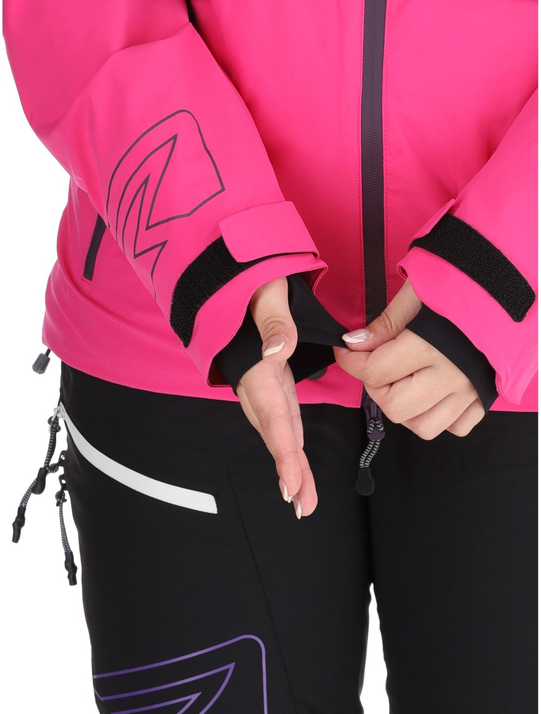 Rehall, Sabinio-R veste de ski femmes Pink noir, rose 