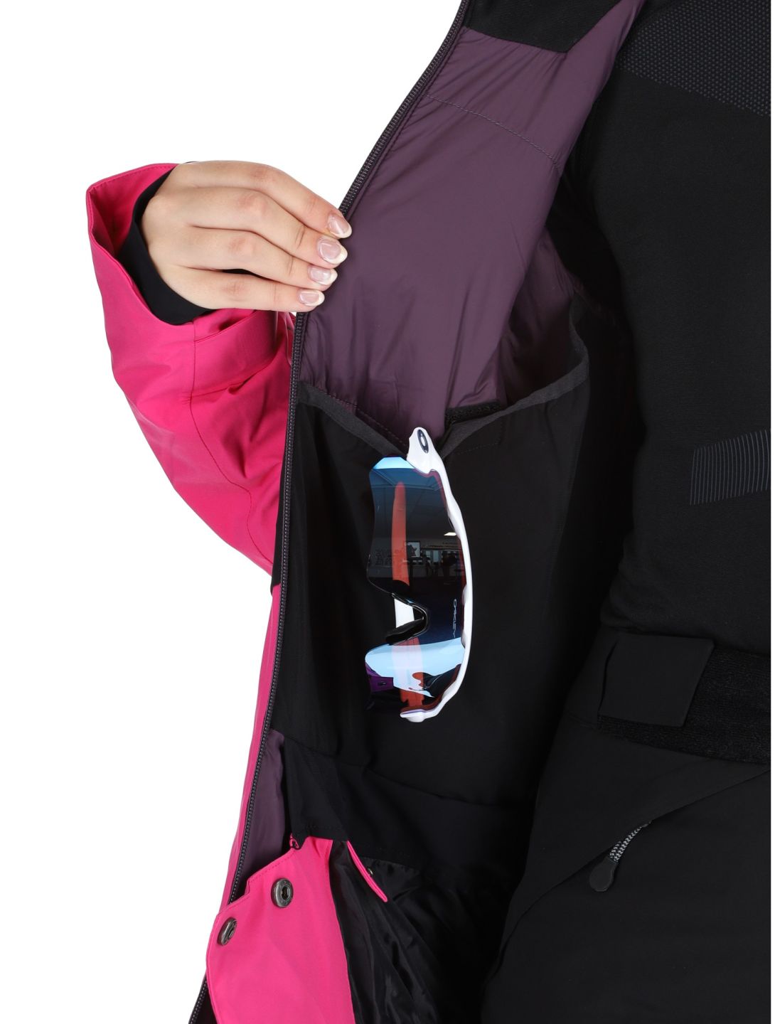 Rehall, Sabinio-R veste de ski femmes Pink noir, rose 