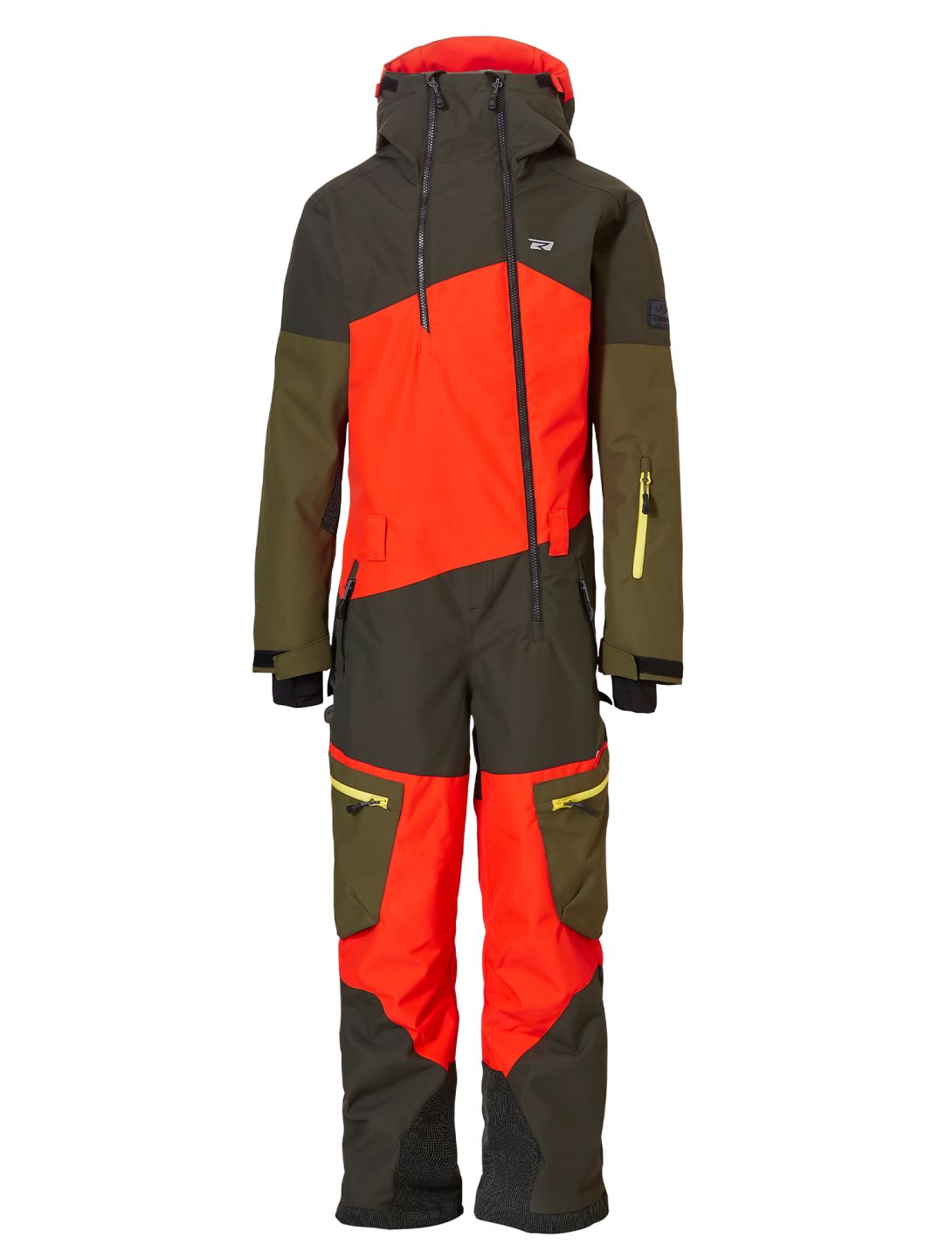 Rehall, Siddley-R combinaison de ski enfants Flame Red gris, rouge 