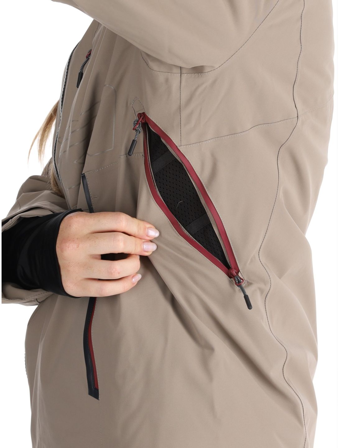 Rehall, Skye-R veste de ski femmes Brindle beige 