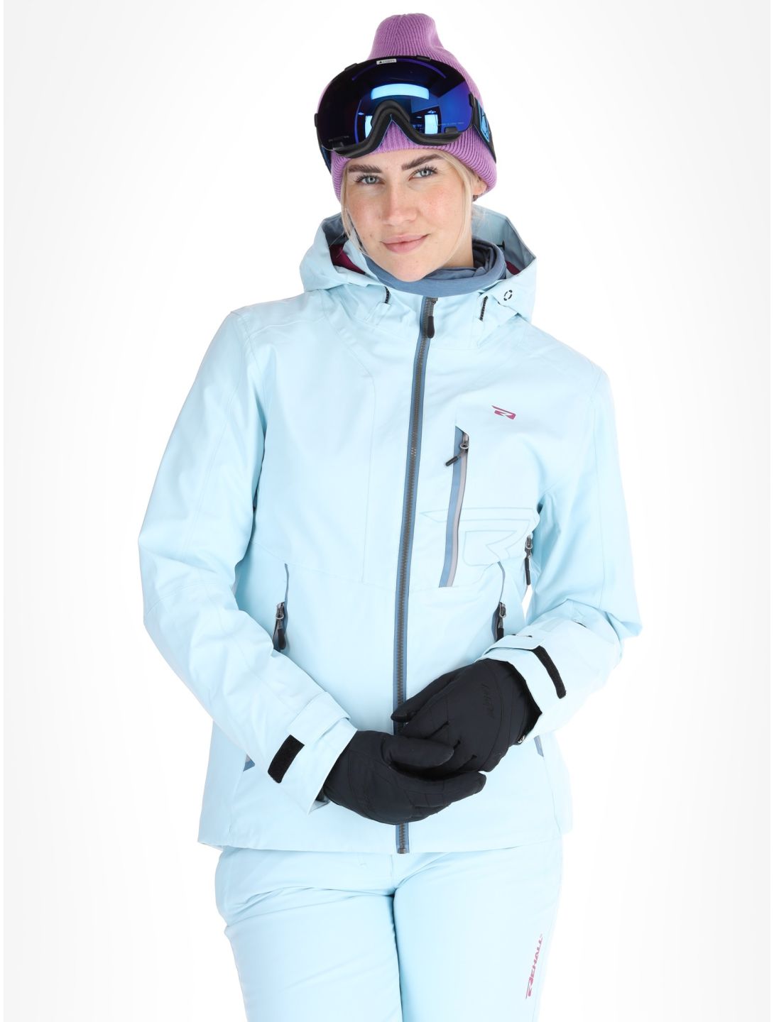 Rehall, Skye-R veste de ski femmes Omphalodes bleu 