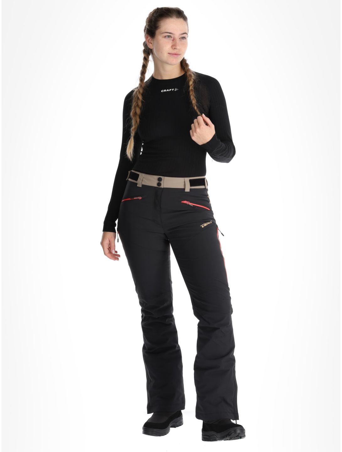 Rehall, Stormy-R pantalon de ski femmes Caviar noir 