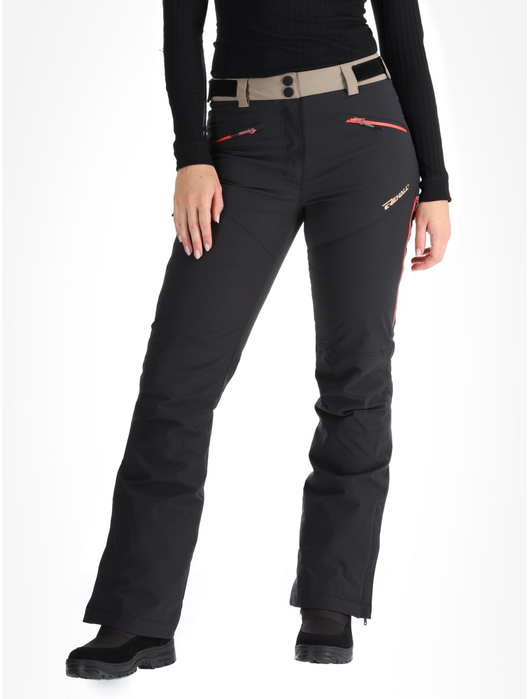 Rehall, Stormy-R pantalon de ski femmes Caviar noir 