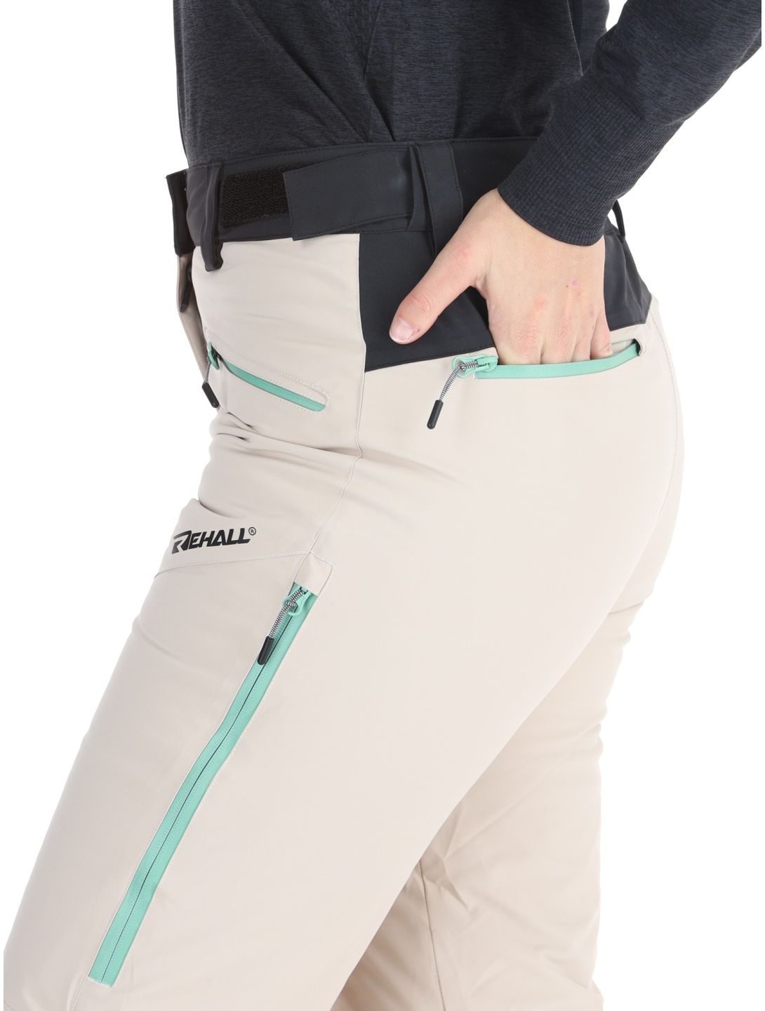 Rehall, Stormy-R pantalon de ski femmes Oxford Tan beige 