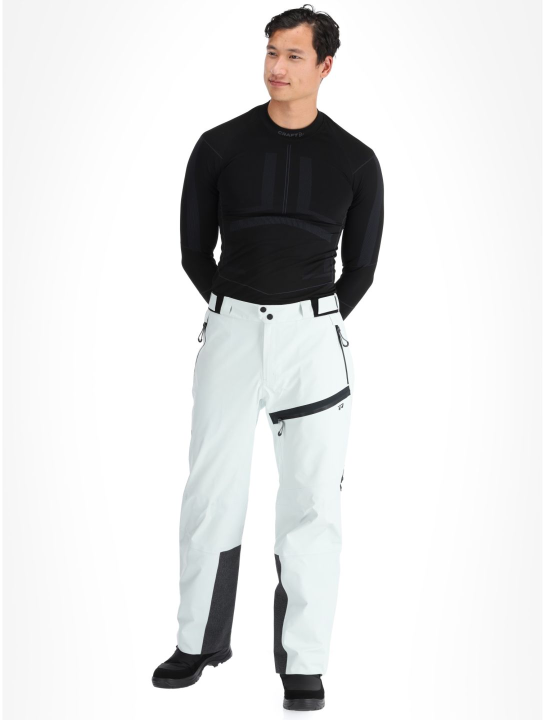 Rehall, Sugar-R pantalon de ski à coque dure hommes Light Grey gris 