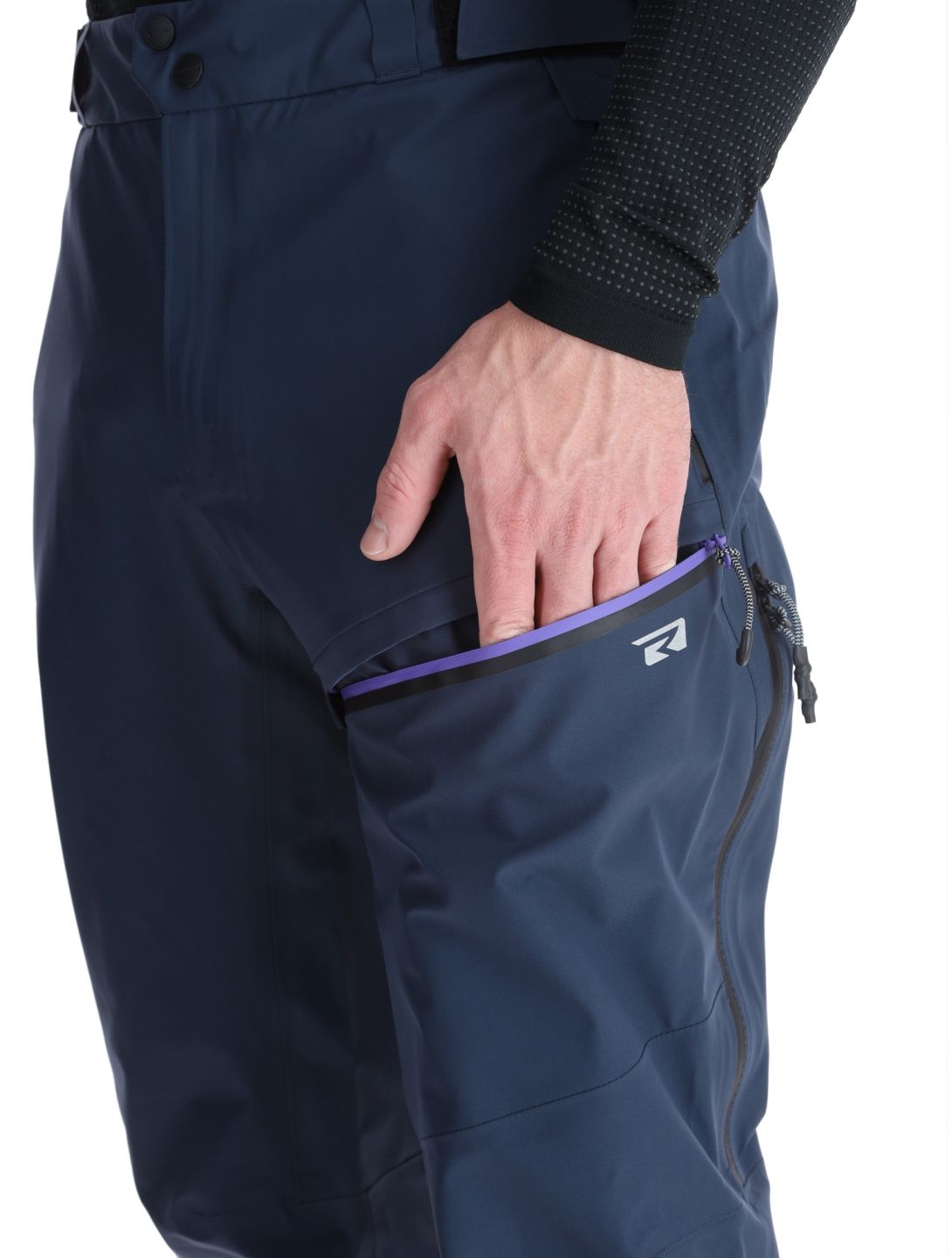 Rehall, Sugar-R pantalon de ski à coque dure hommes Navy bleu 