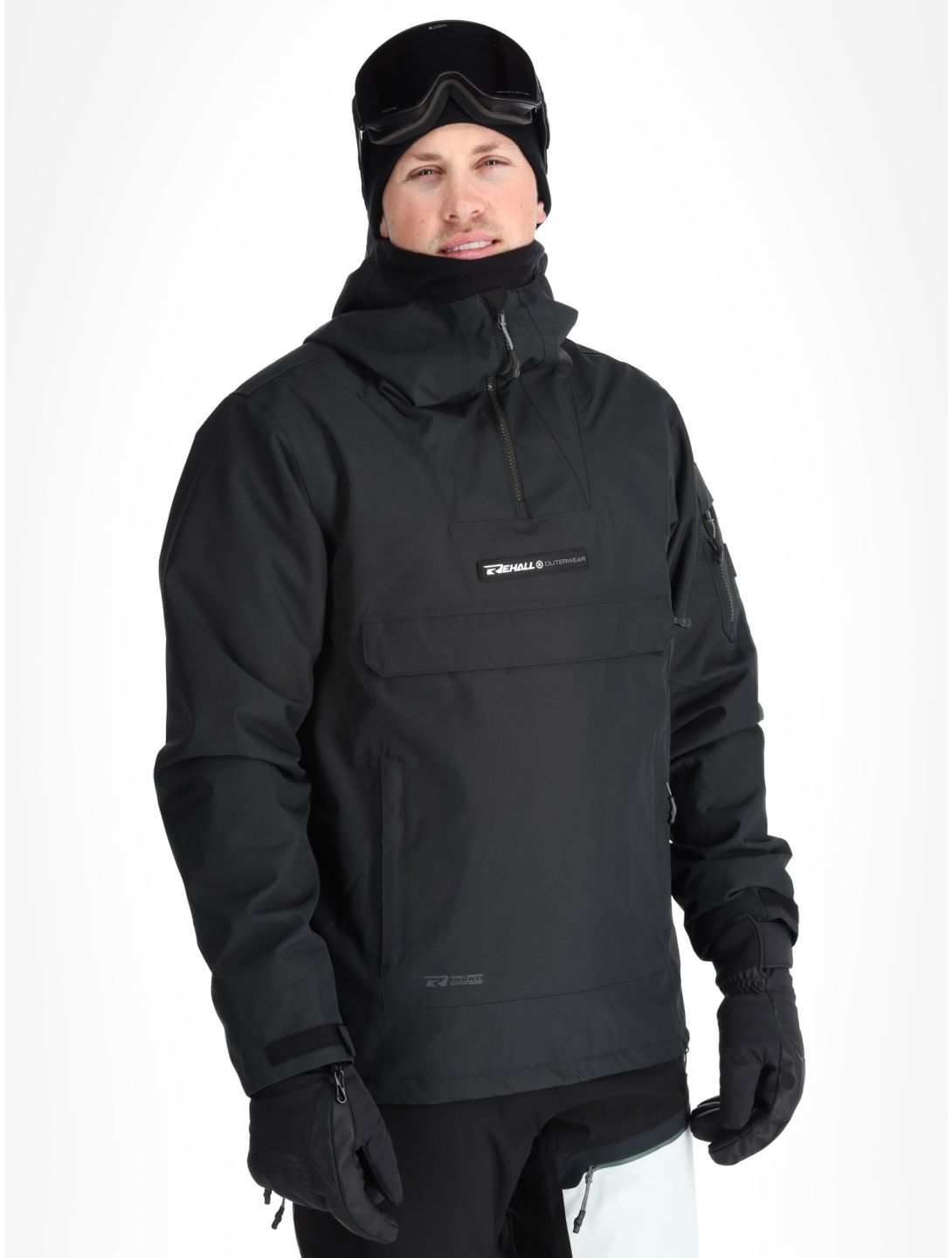 Rehall, Tabor-R anorak d'hiver hommes Black noir 