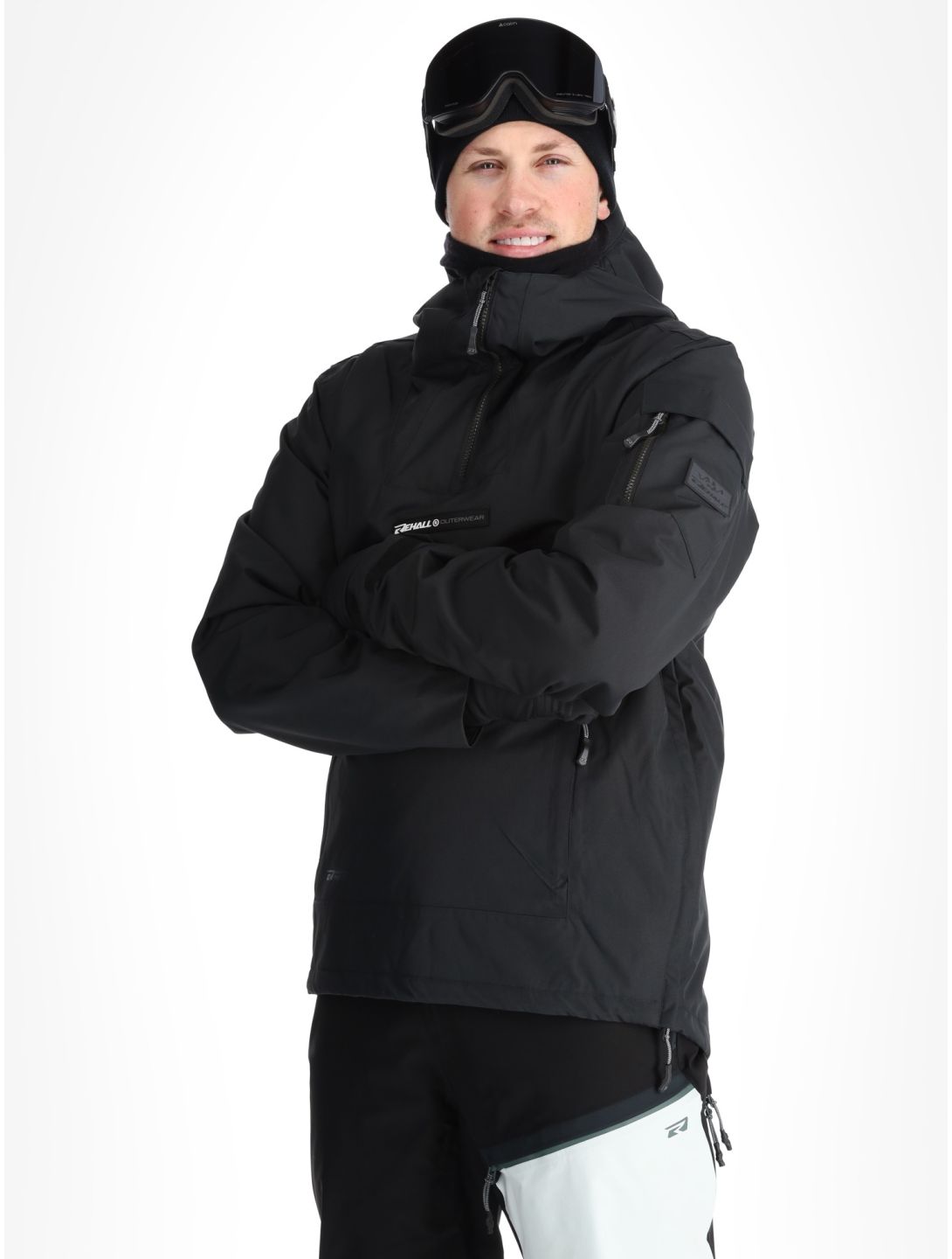 Rehall, Tabor-R anorak d'hiver hommes Black noir 