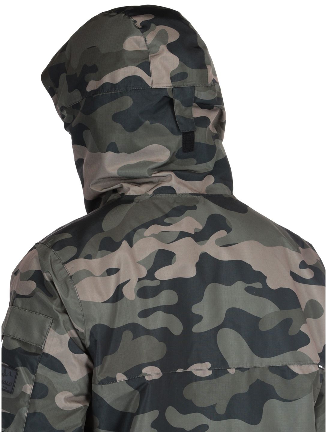 Rehall, Tabor-R anorak d'hiver hommes Camo Black noir 