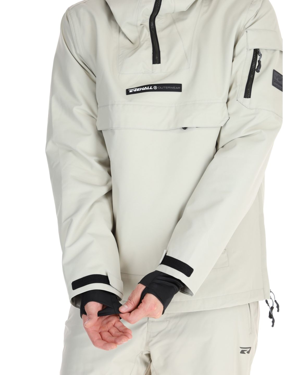 Rehall, Tabor-R anorak d'hiver hommes Gravel Stone beige 