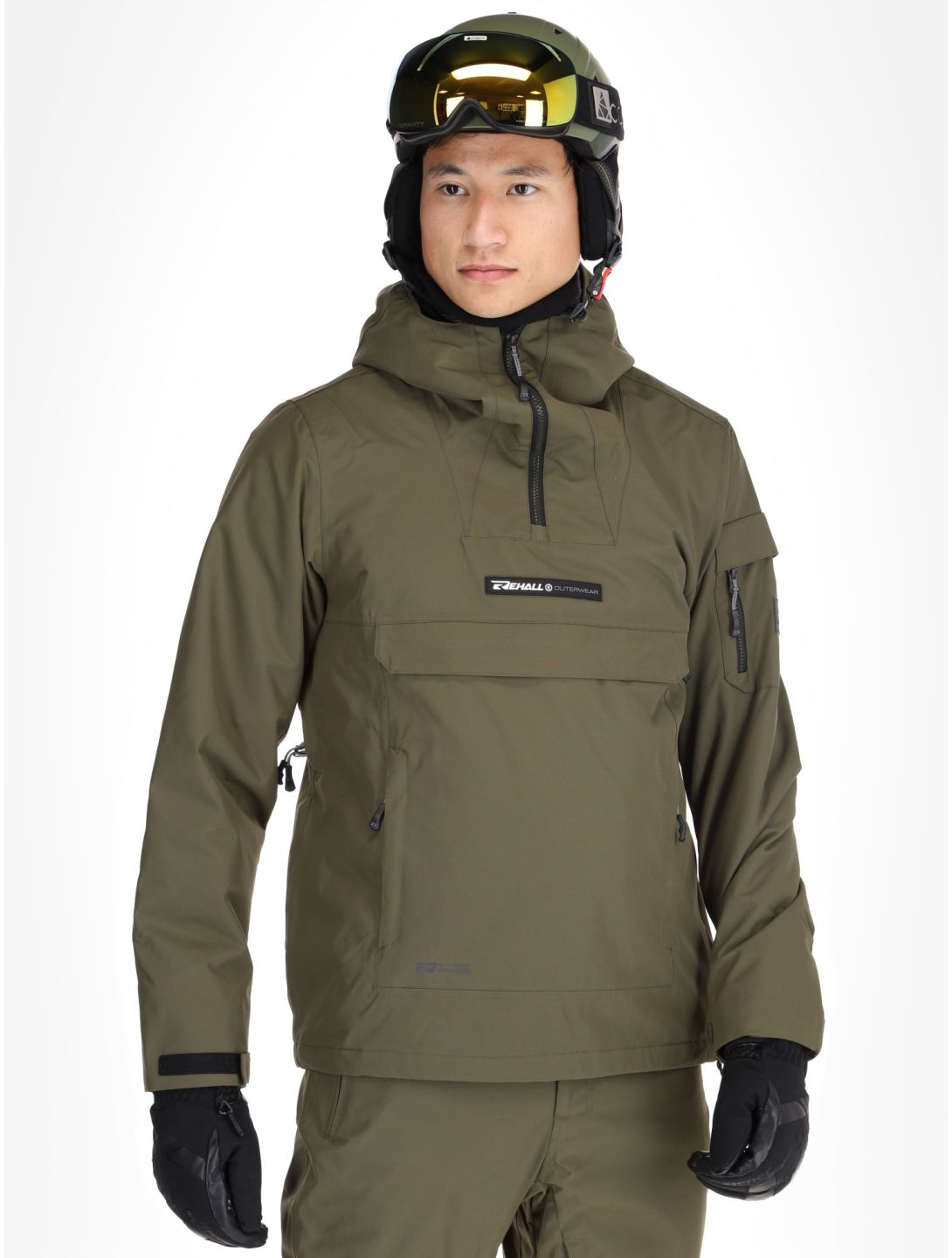 Rehall, Tabor-R anorak d'hiver hommes Olive vert 