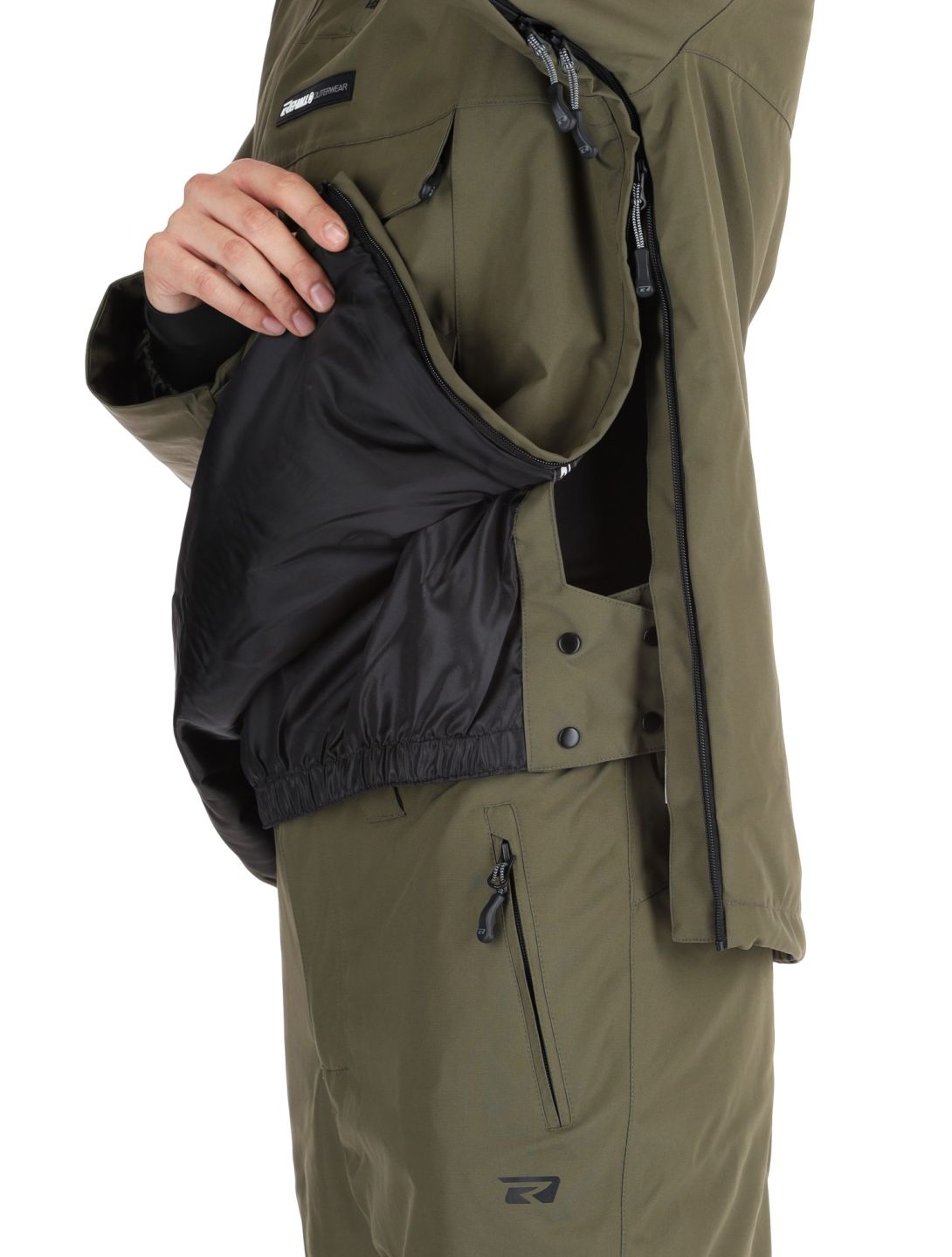 Rehall, Tabor-R anorak d'hiver hommes Olive vert 