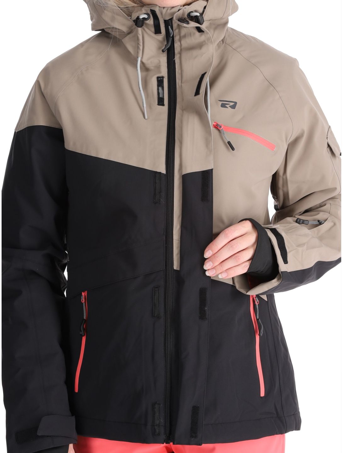 Rehall, Tasha-R veste de ski femmes Brindle beige 