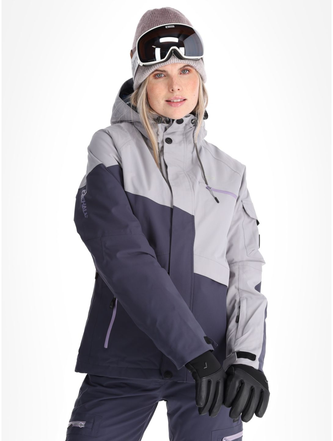 Rehall, Tasha-R veste de ski femmes Graphite gris 