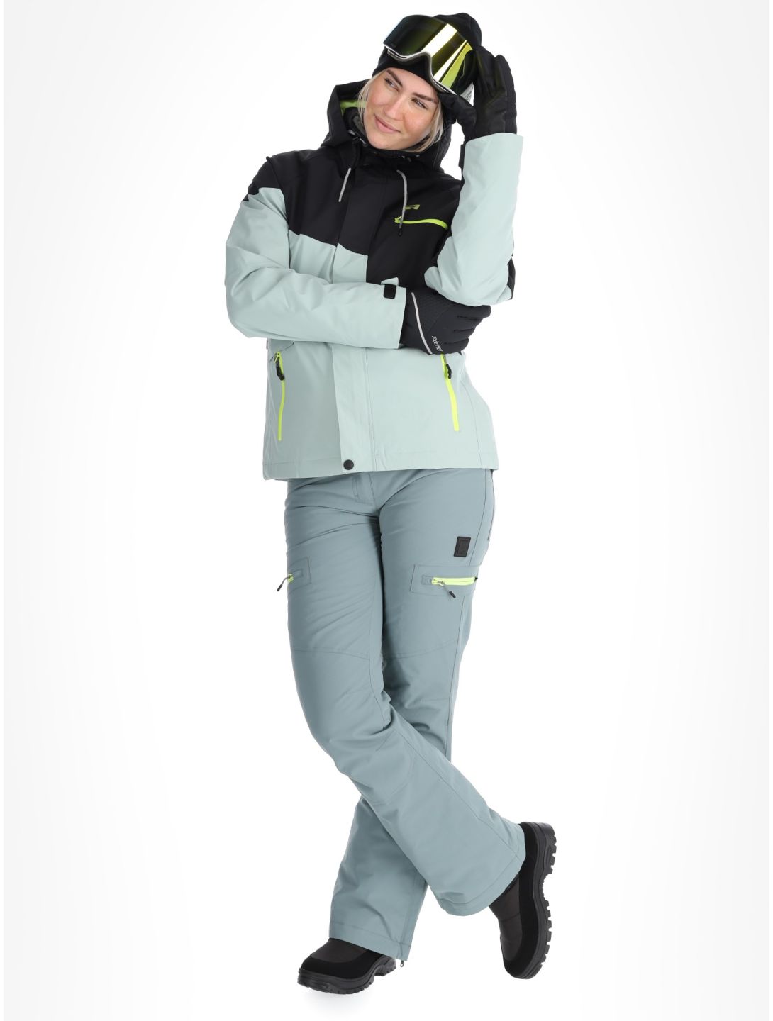 Rehall, Tasha-R veste de ski femmes Jadeite gris 