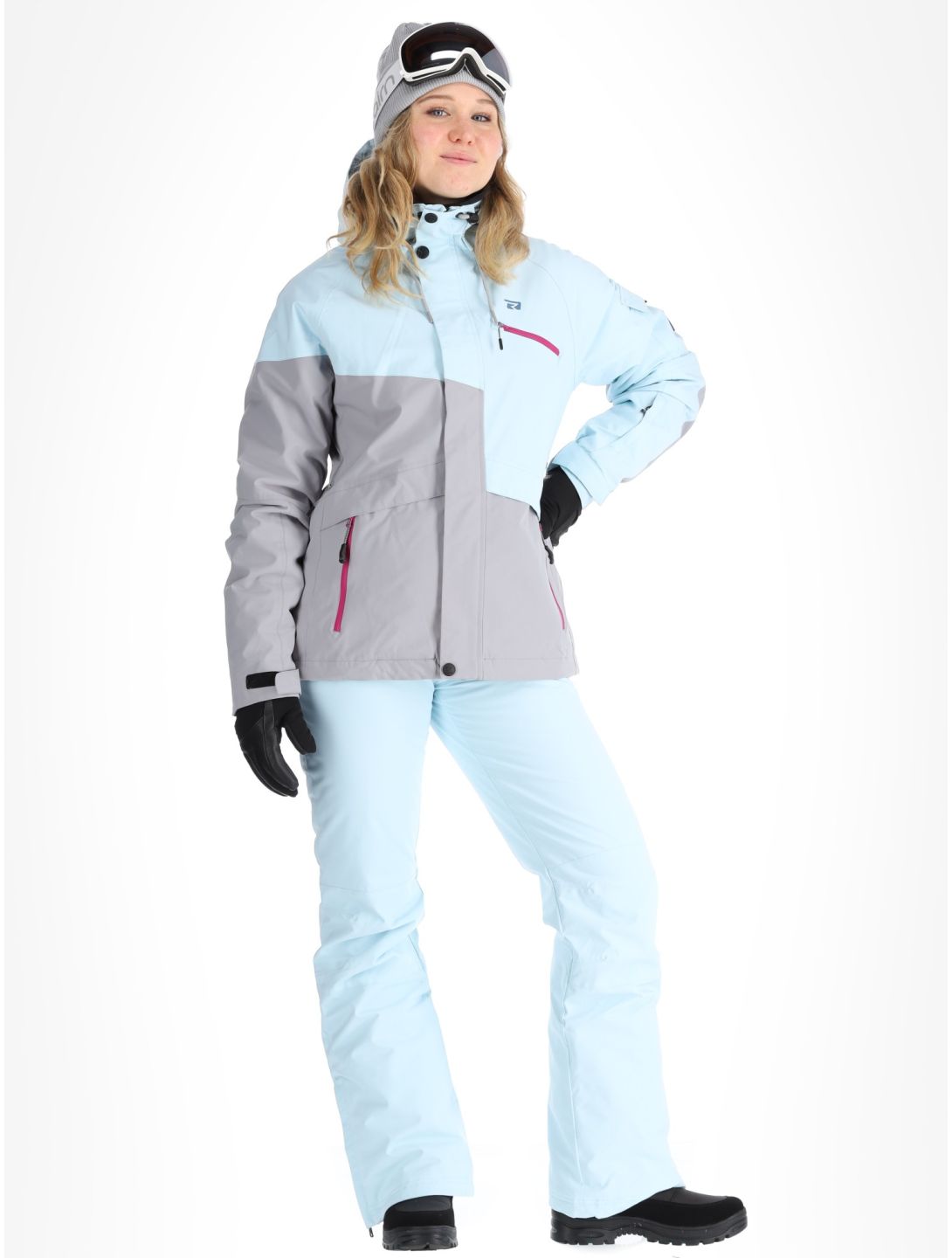 Rehall, Tasha-R veste de ski femmes Omphalodes bleu 