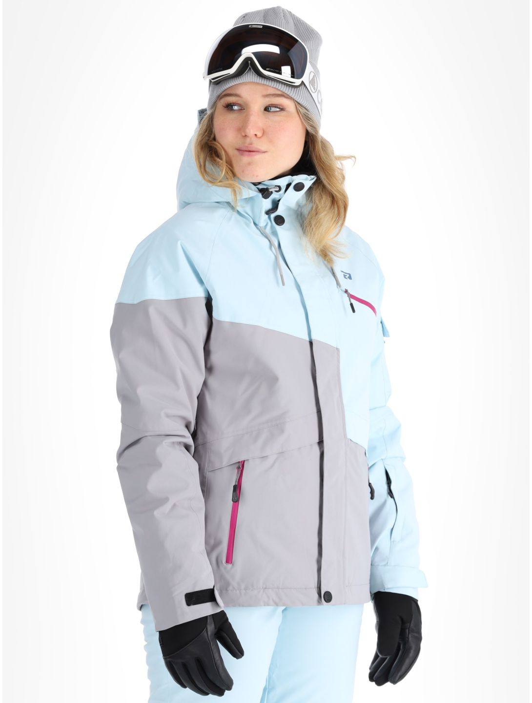 Rehall, Tasha-R veste de ski femmes Omphalodes bleu 