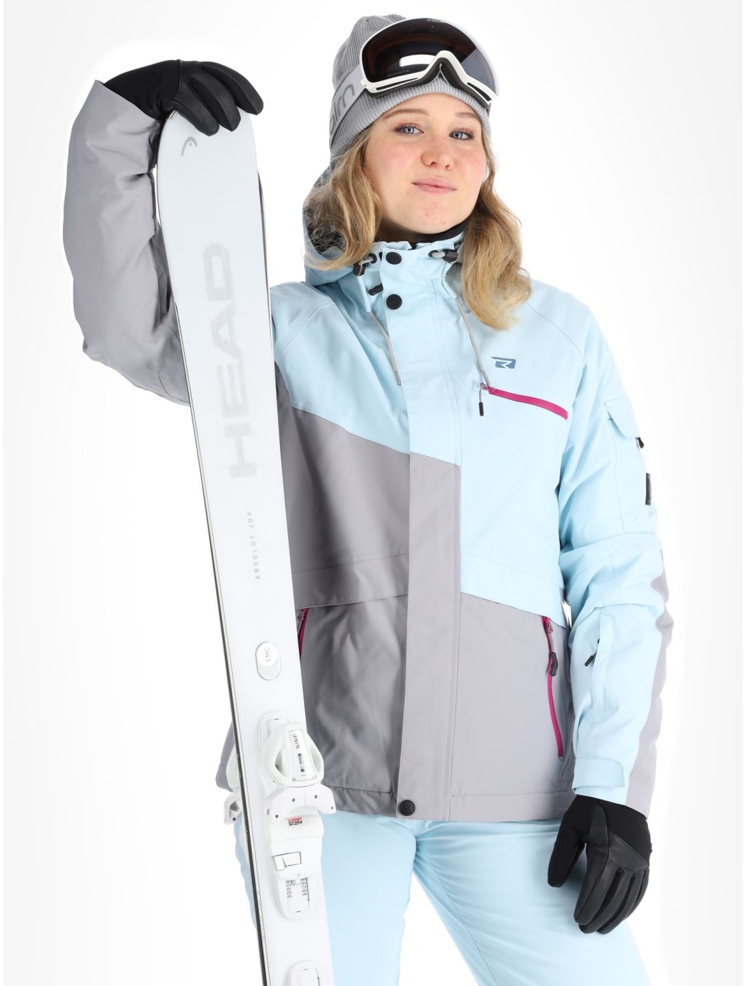 Rehall, Tasha-R veste de ski femmes Omphalodes bleu 