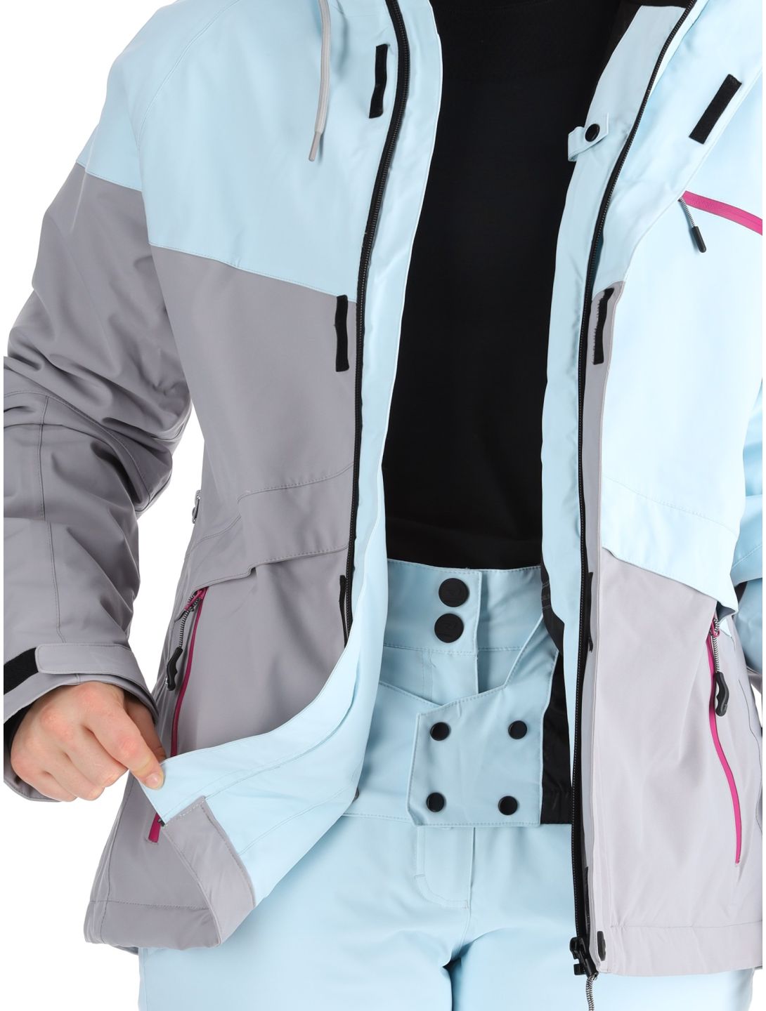 Rehall, Tasha-R veste de ski femmes Omphalodes bleu 