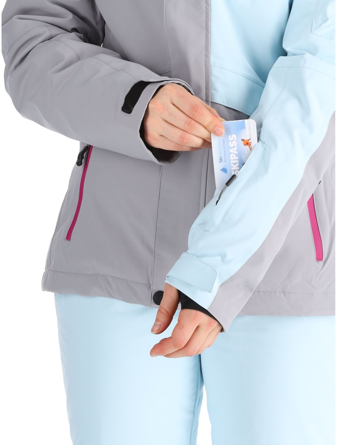 Rehall, Tasha-R veste de ski femmes Omphalodes bleu 