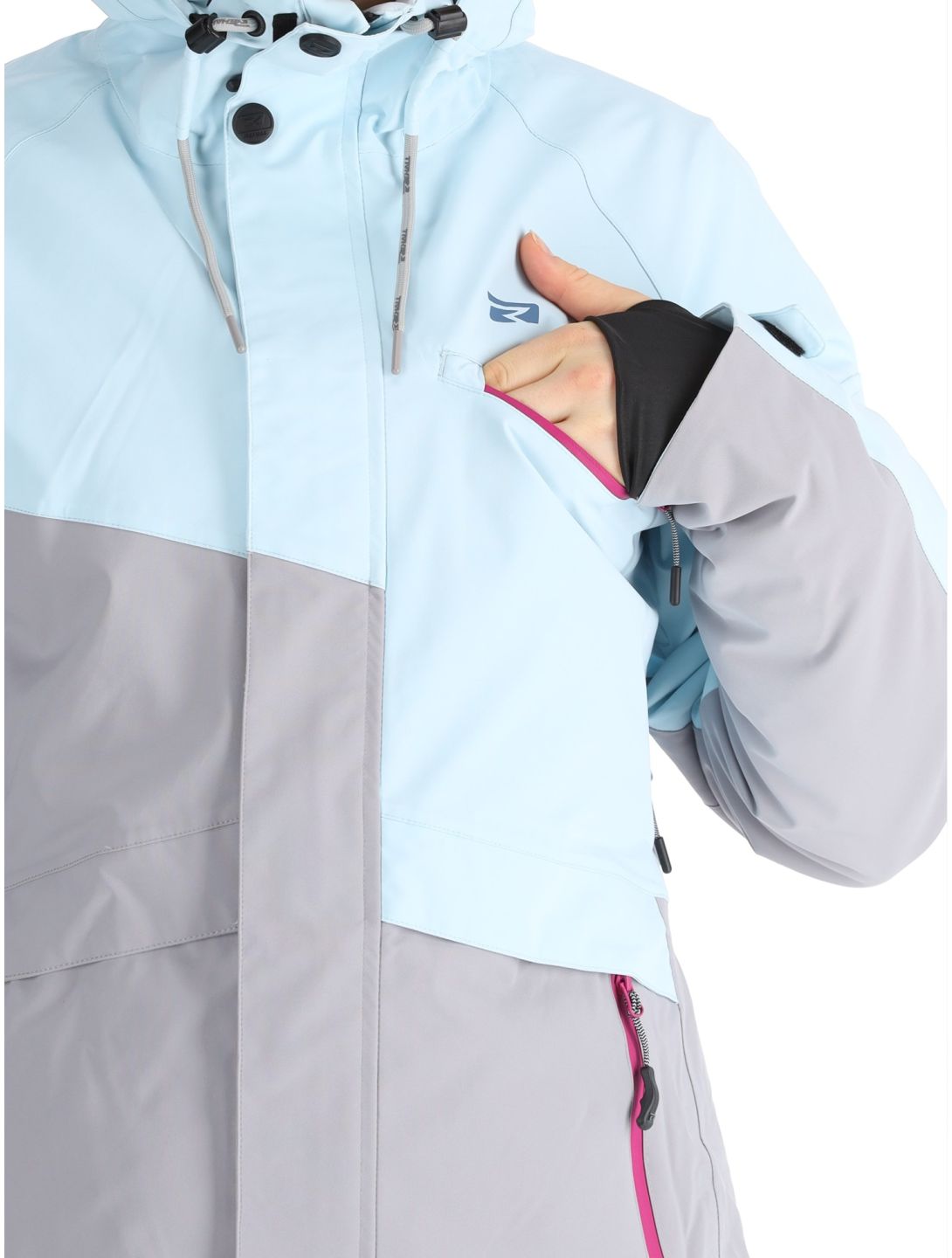 Rehall, Tasha-R veste de ski femmes Omphalodes bleu 