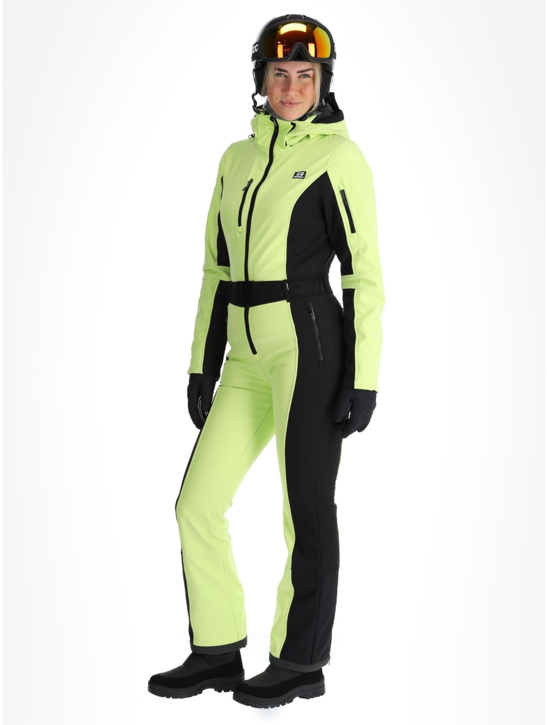 Rehall, Teddie-R combinaison de ski femmes Sharp Green noir, vert 