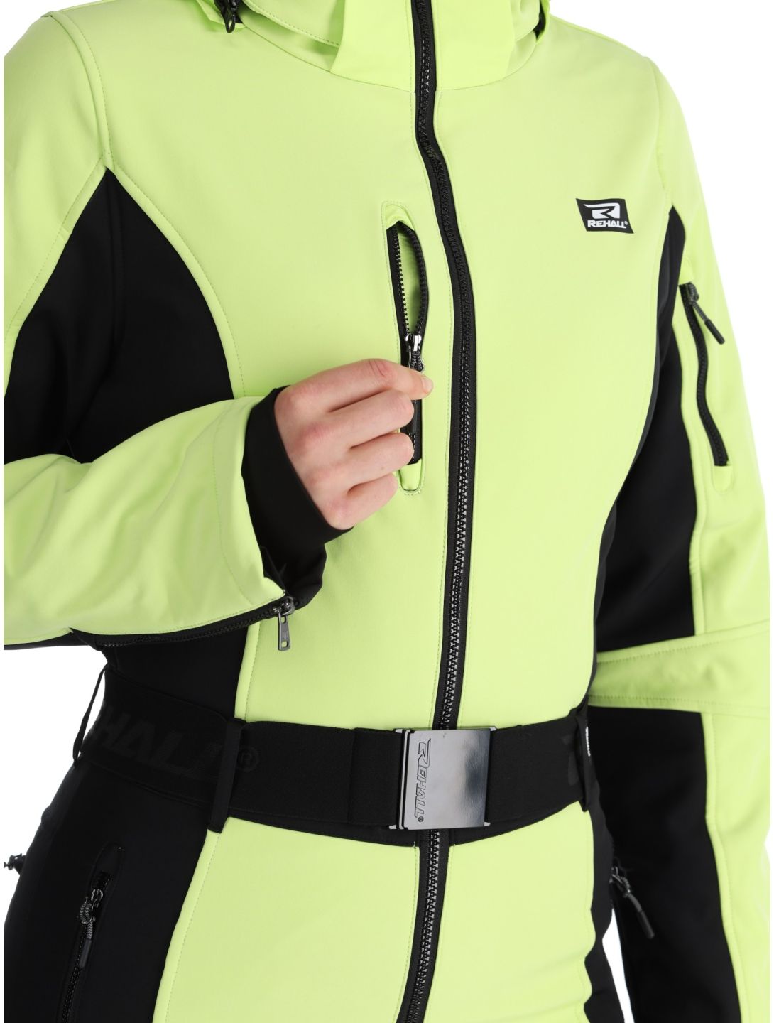 Rehall, Teddie-R combinaison de ski femmes Sharp Green noir, vert 