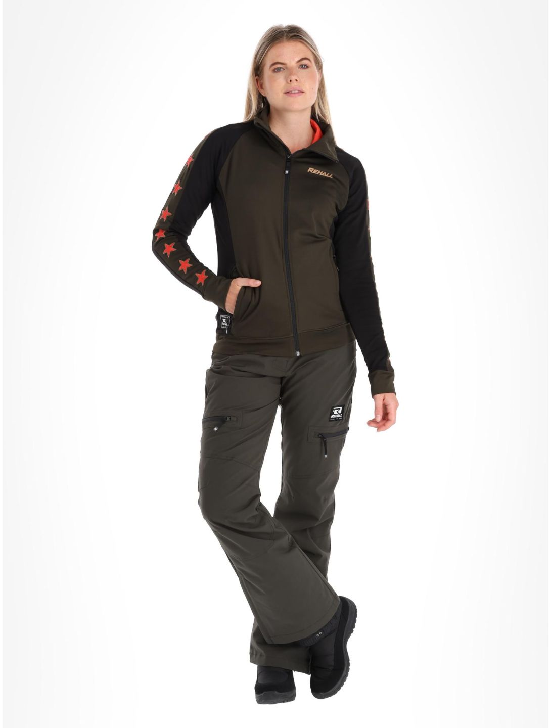 Rehall, Tess-R gilet femmes Graphite gris, noir 