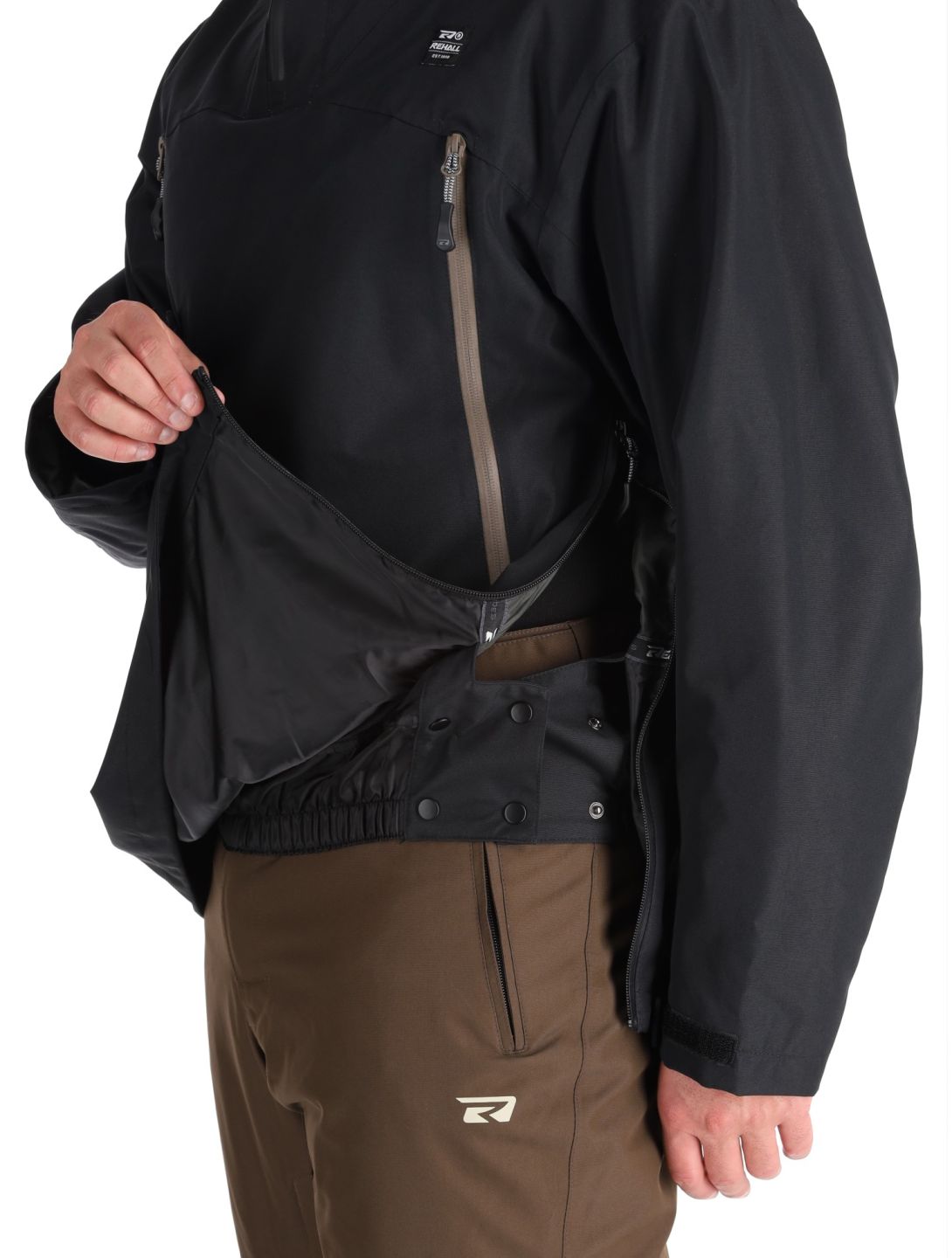 Rehall, Todd-R anorak d'hiver hommes Black noir 