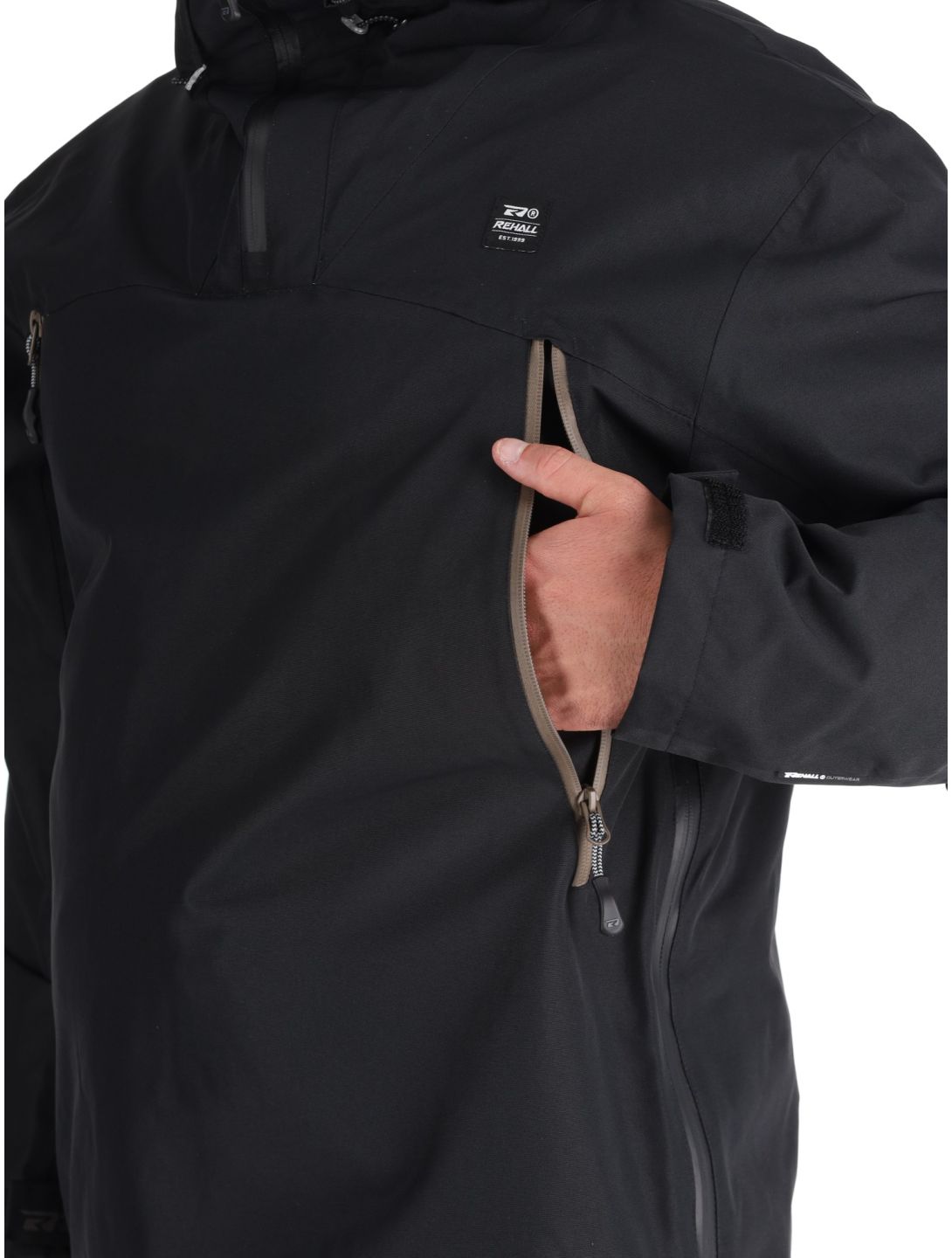 Rehall, Todd-R anorak d'hiver hommes Black noir 