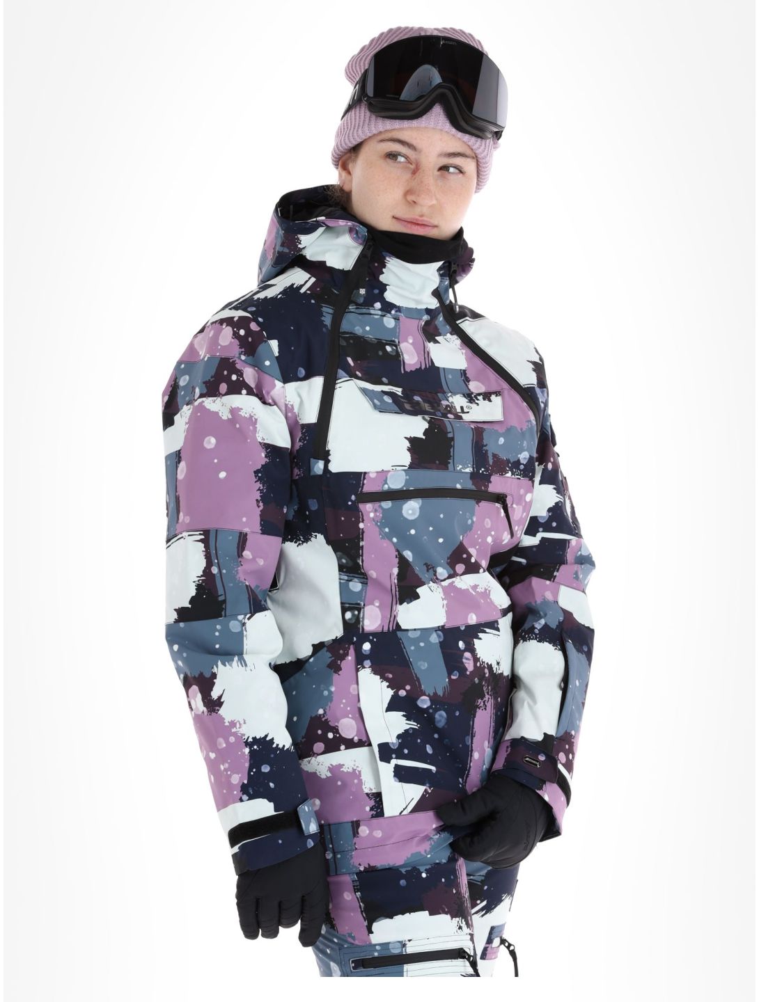 Rehall, Vie-R veste de ski femmes Camo Abstract Lavender multicolore, violet 