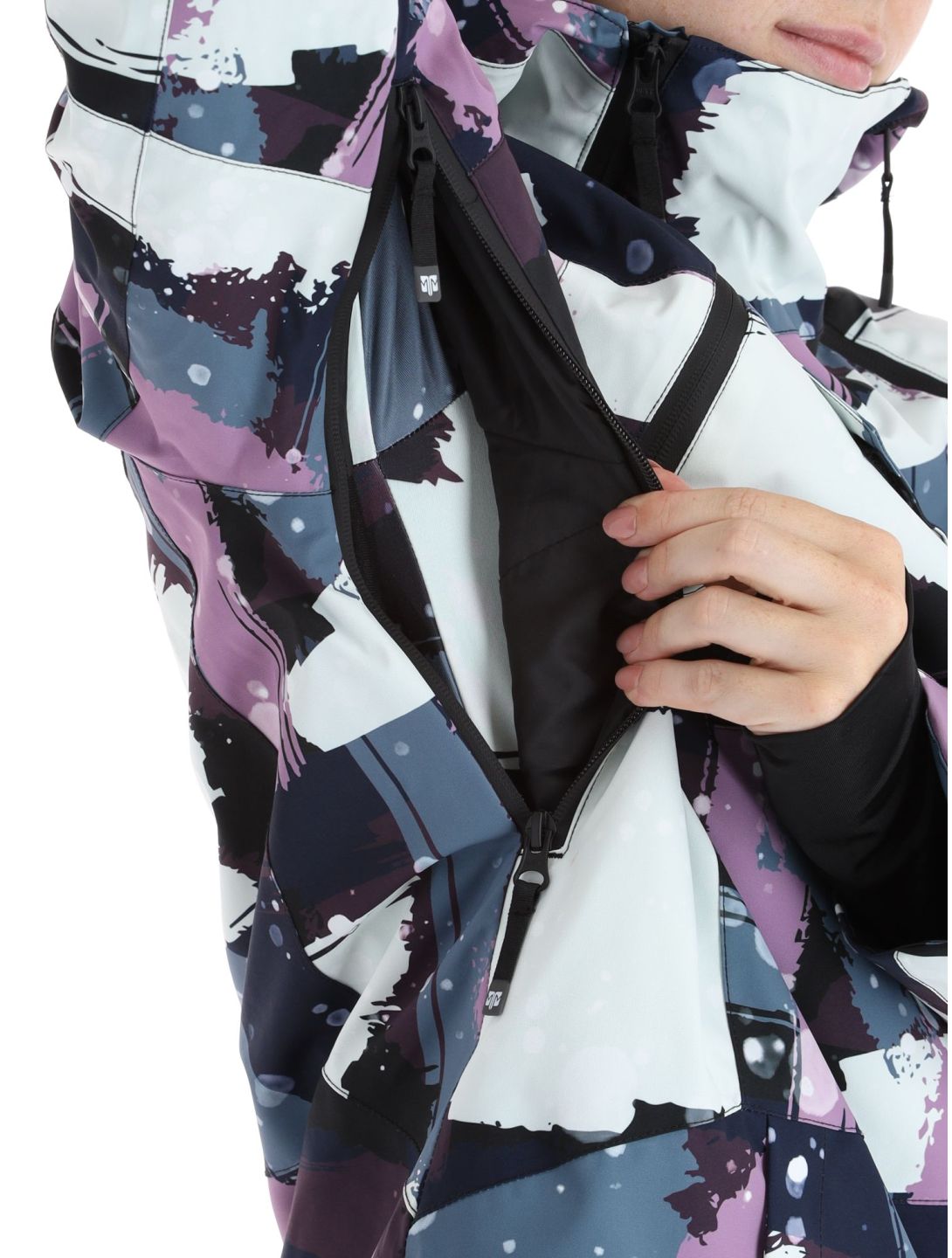 Rehall, Vie-R veste de ski femmes Camo Abstract Lavender multicolore, violet 