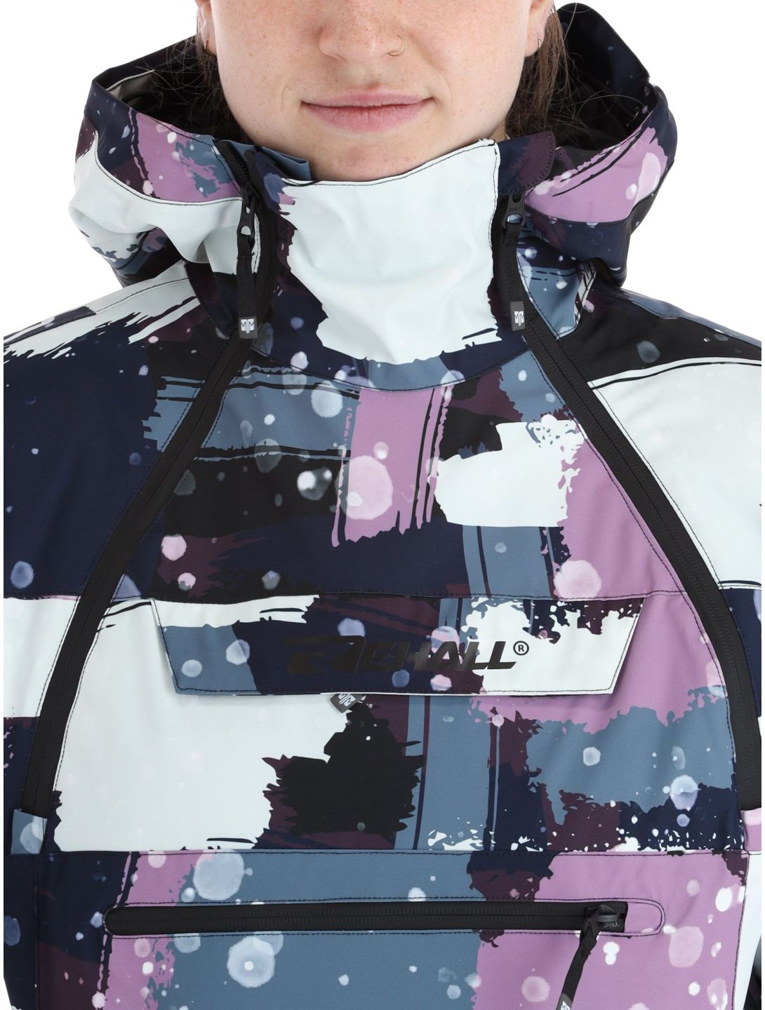 Rehall, Vie-R veste de ski femmes Camo Abstract Lavender multicolore, violet 