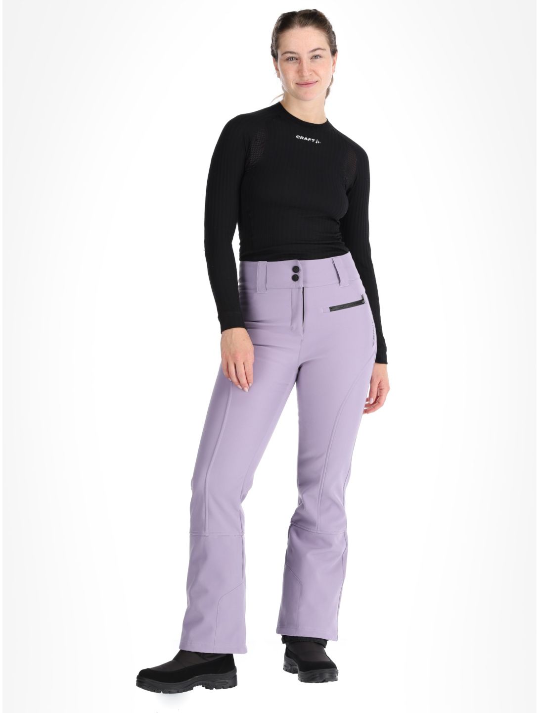 Rehall, Yves-R pantalon de ski en softshell femmes Dusk violet 