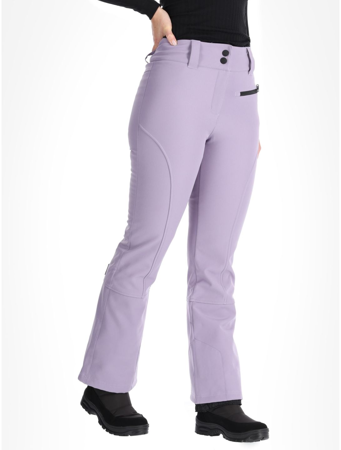 Rehall, Yves-R pantalon de ski en softshell femmes Dusk violet 