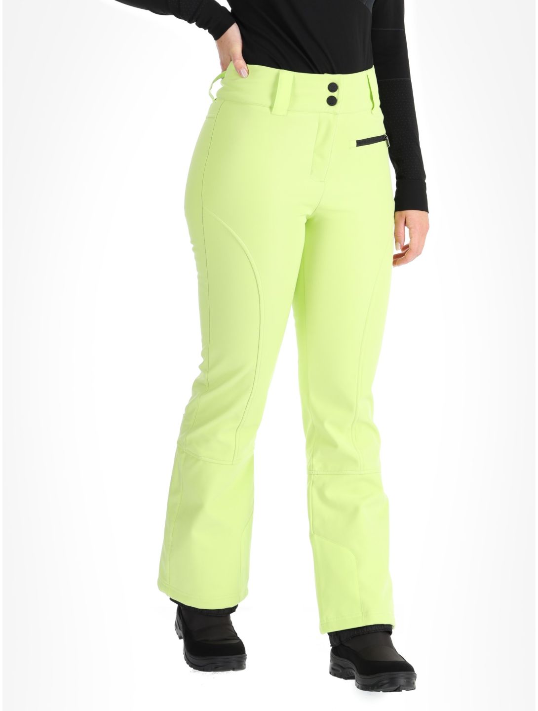 Rehall, Yves-R pantalon de ski en softshell femmes Sharp Green vert 