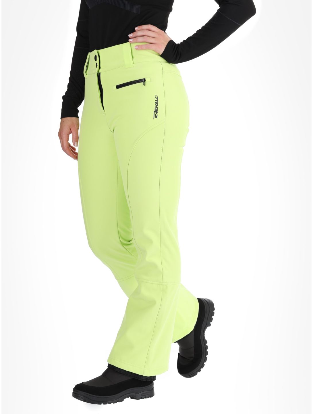 Rehall, Yves-R pantalon de ski en softshell femmes Sharp Green vert 