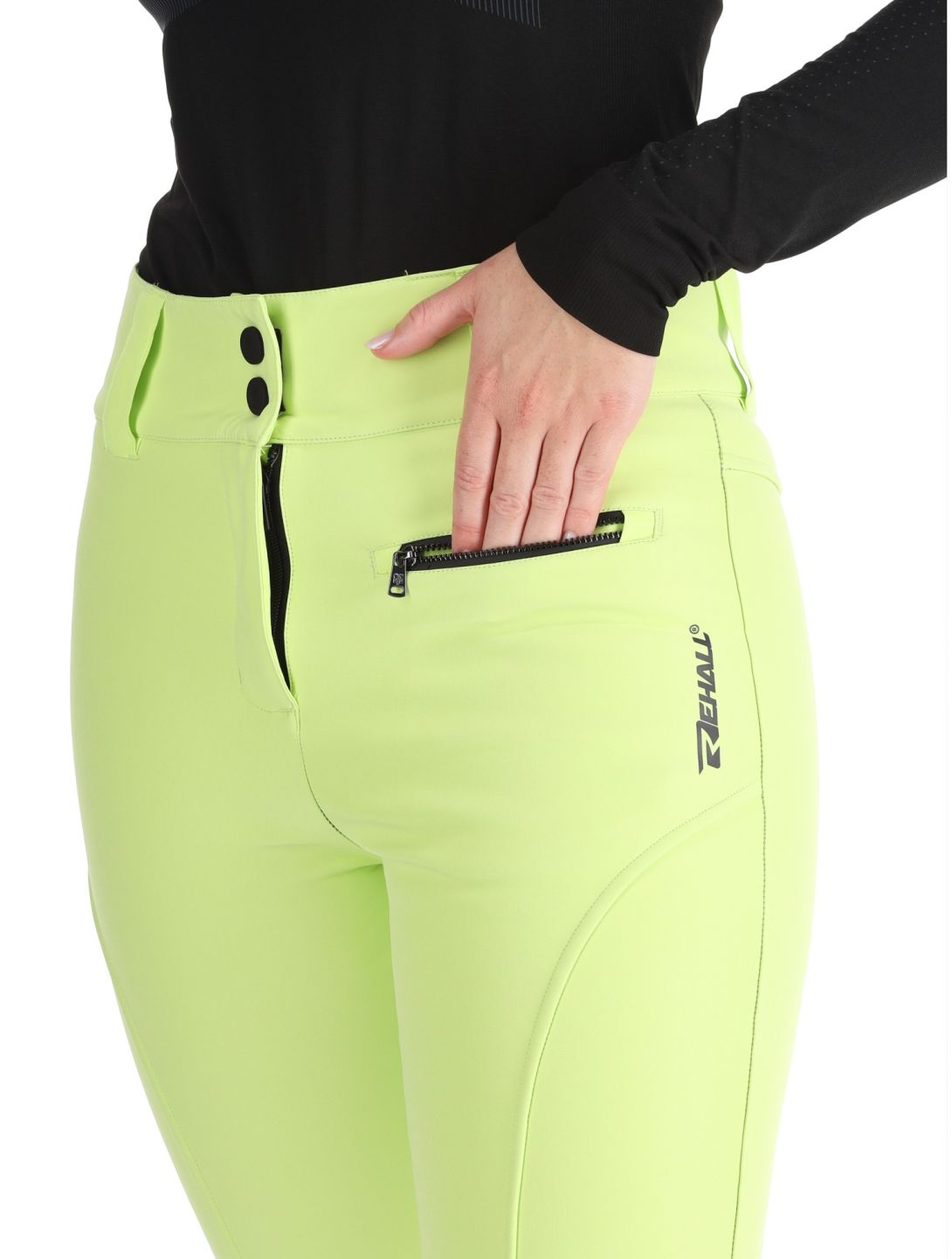 Rehall, Yves-R pantalon de ski en softshell femmes Sharp Green vert 