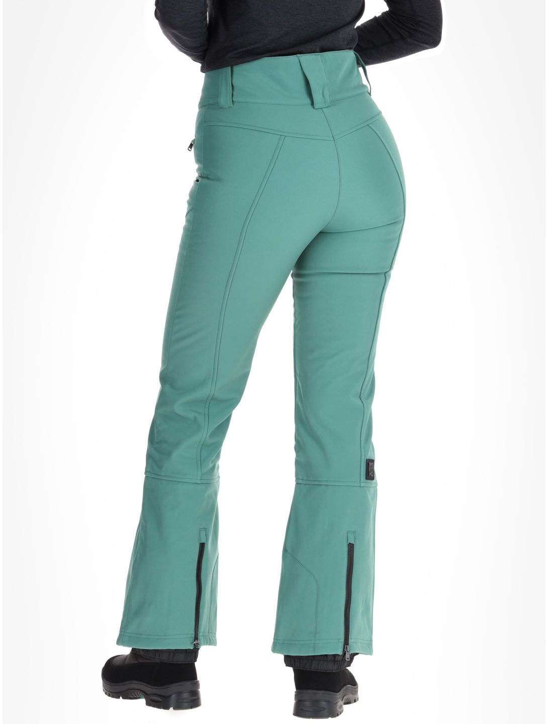 Rehall, Yves-R pantalon de ski en softshell femmes Smoke Pine vert 