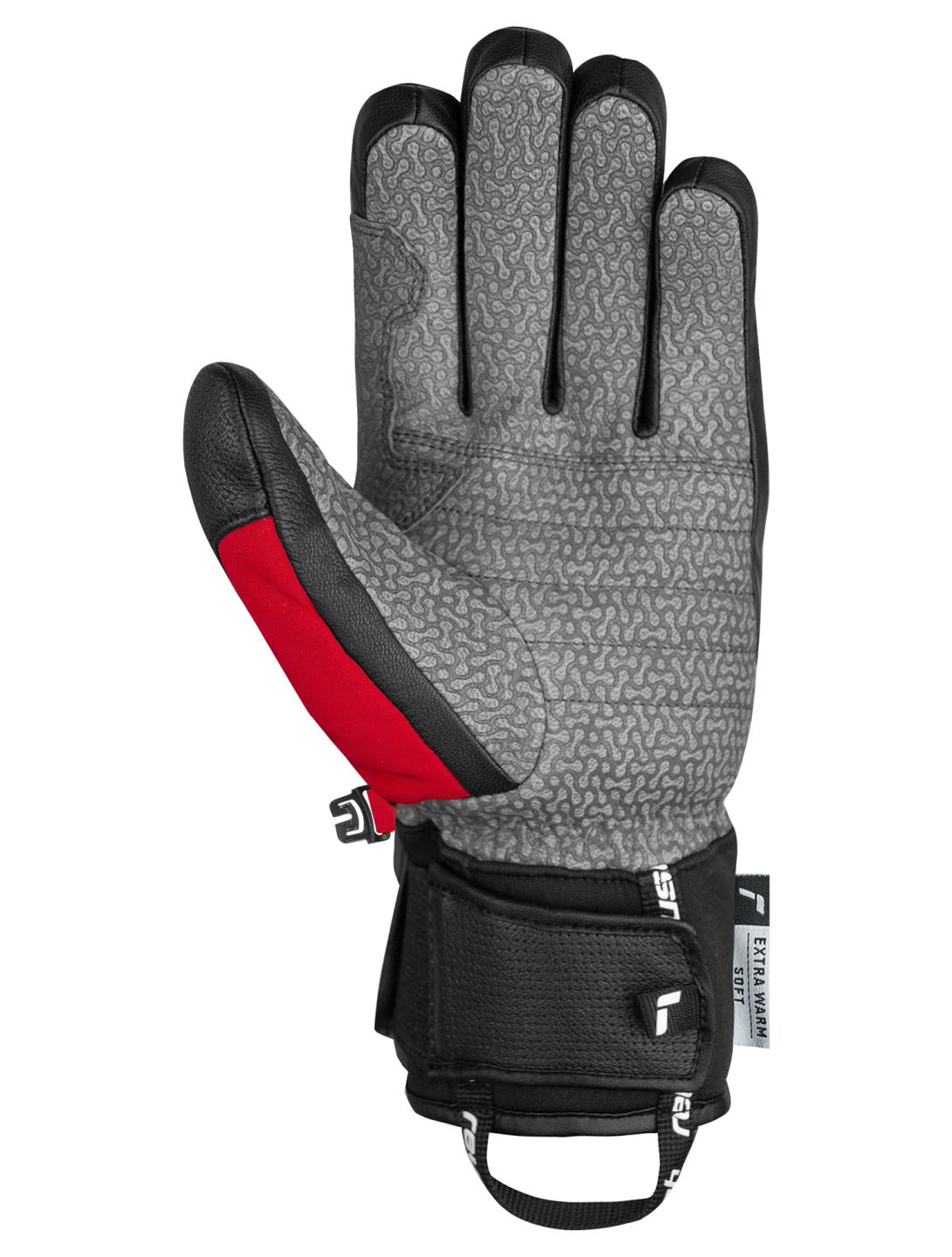 Reusch, Marco Odermatt gants de ski hommes Black / Fire Red noir, rouge 