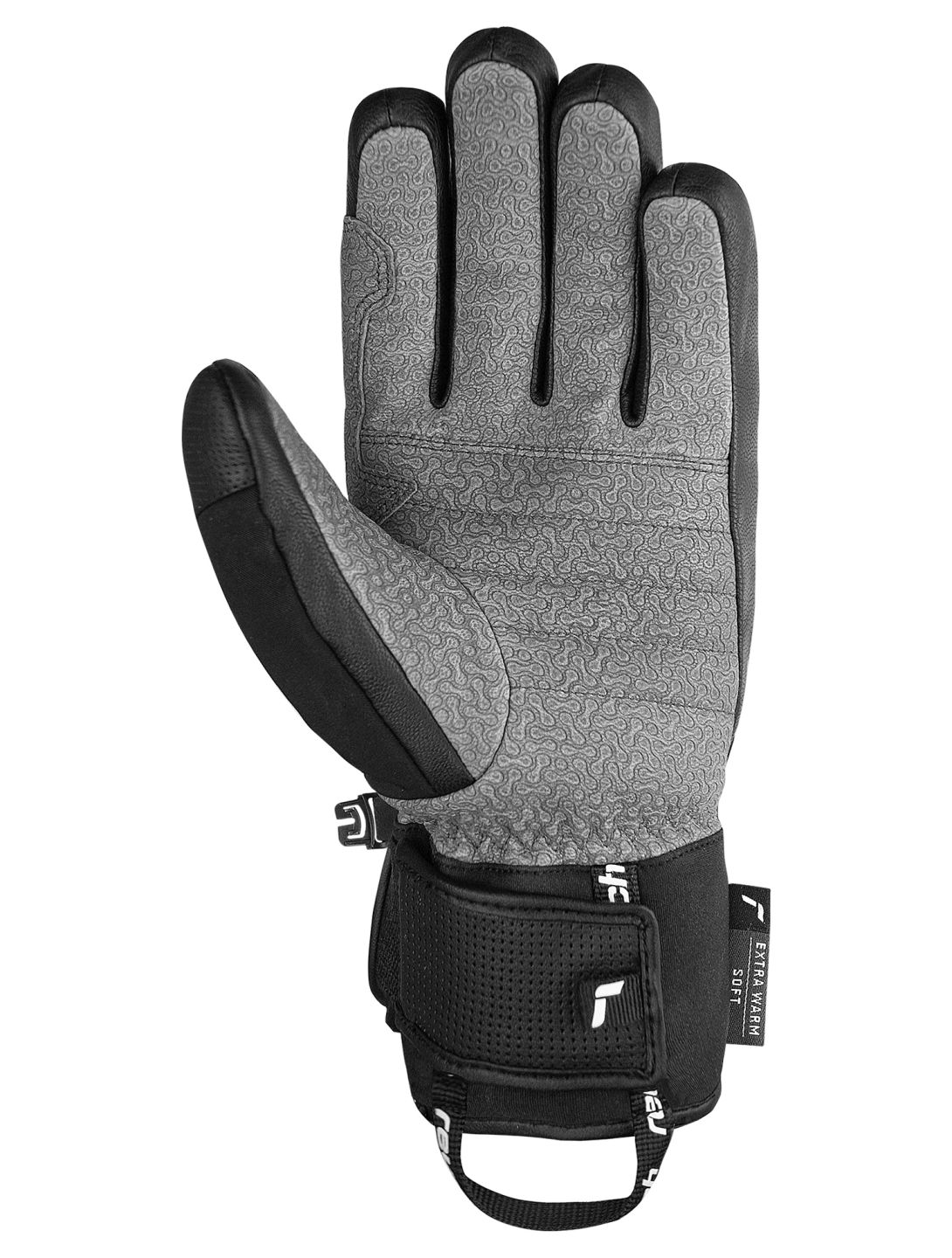 Reusch, Marco Schwarz gants de ski hommes Black / White blanc, noir 