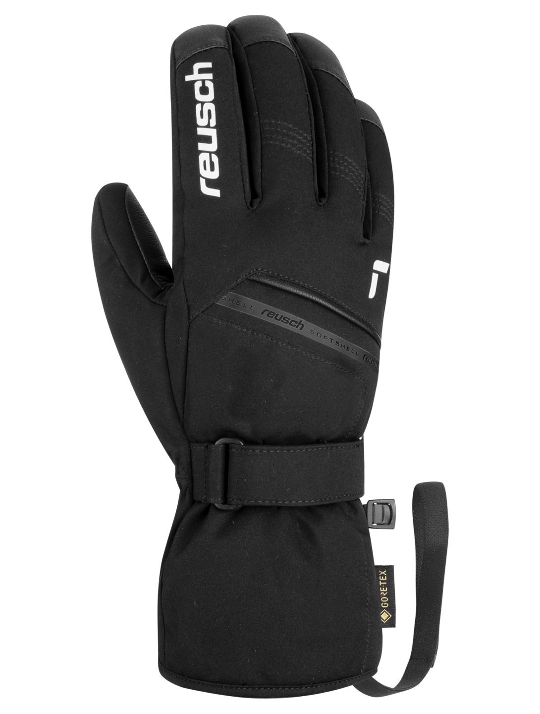 Reusch, Reusch Morris GORE-TEX gants de ski hommes Black / White blanc, noir 