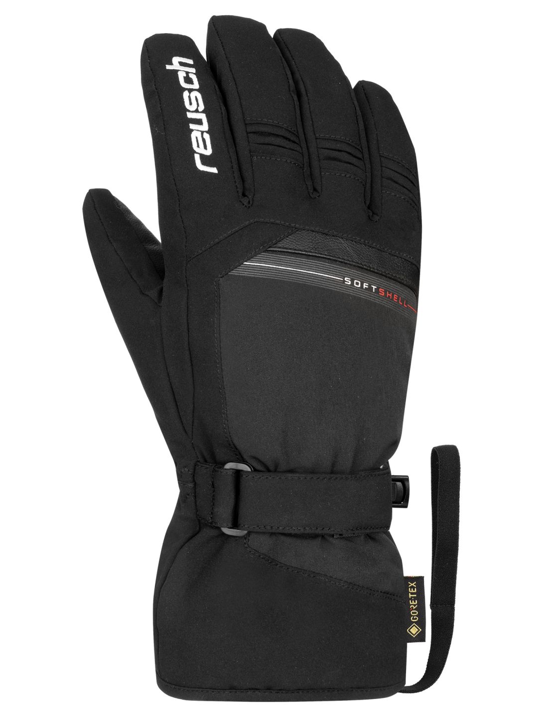 Reusch, Reusch Stanley GORE-TEX gants de ski hommes Black / White blanc, noir 