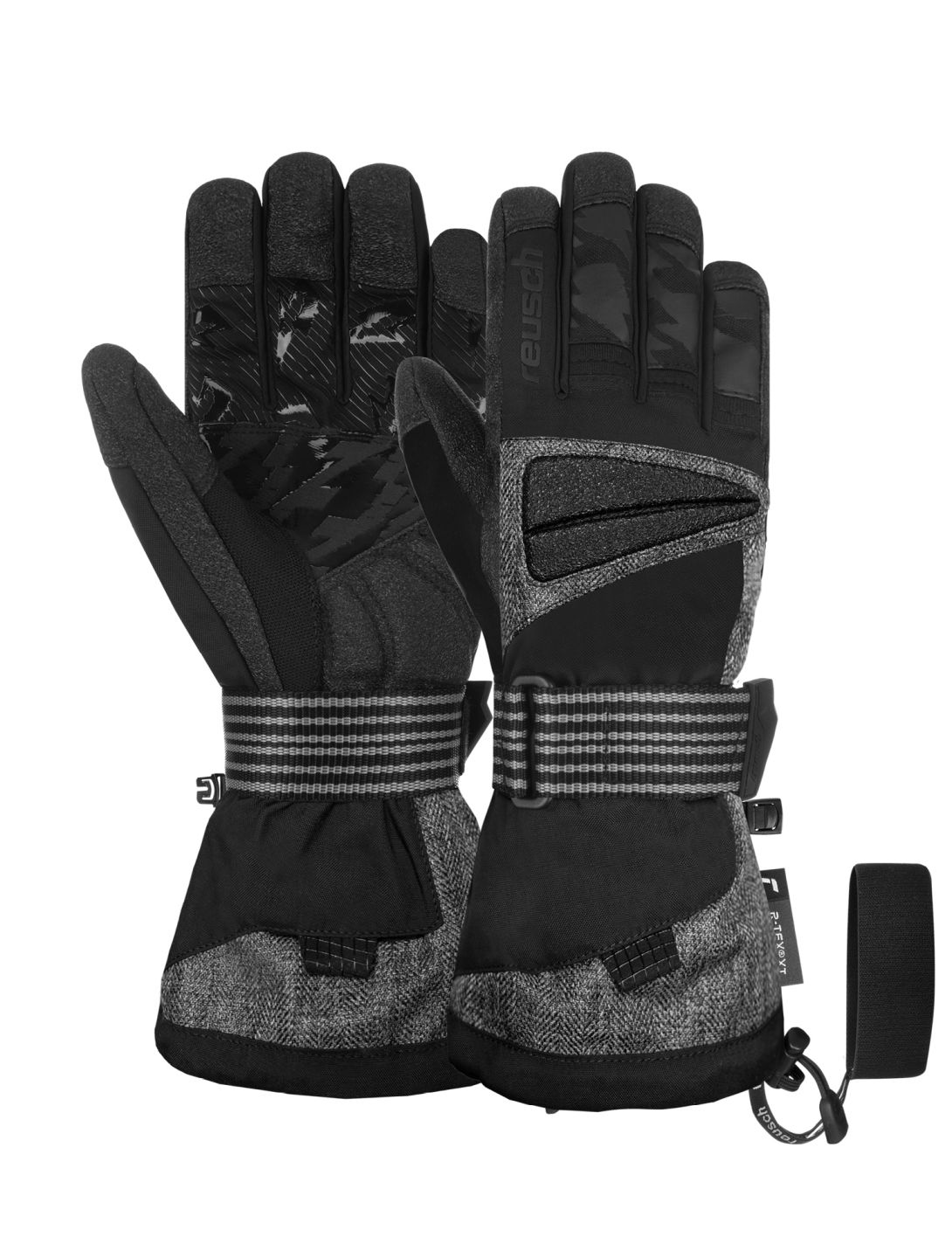 Reusch, Reusch Sweeber III R-TEX® XT gants de ski hommes Black / Black Melange noir 