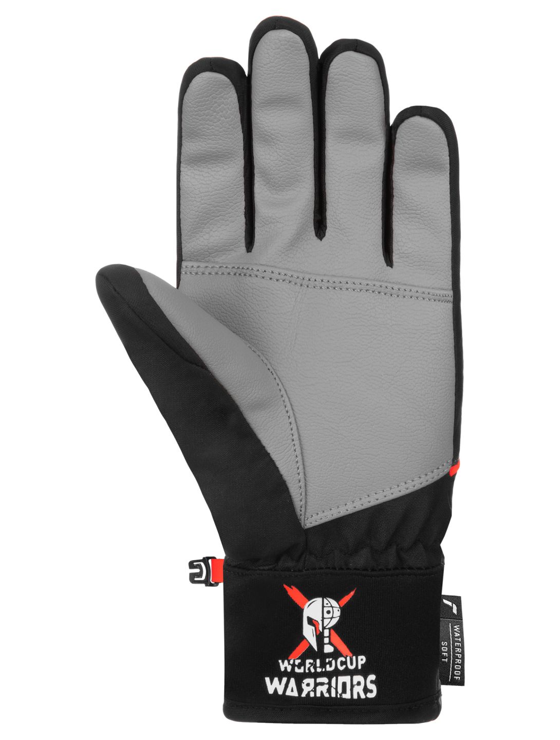 Reusch, Reusch Warrior R-TEX® XT gants de ski enfants Black / White / Fluo Red blanc, noir, rouge 