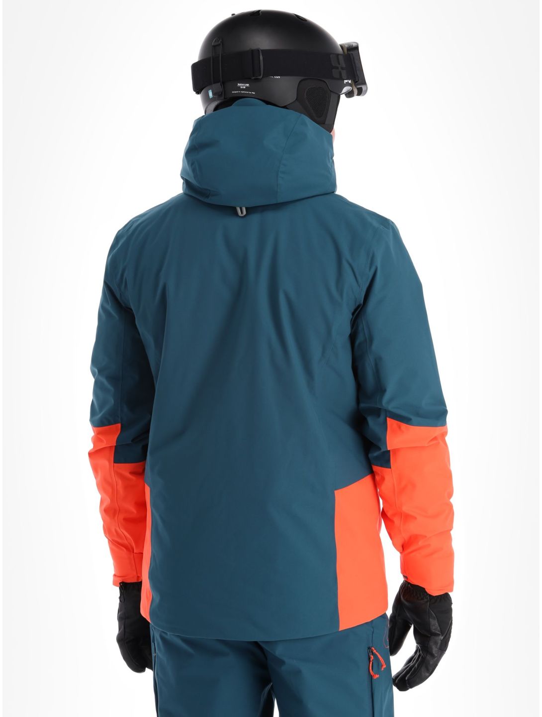 Rock Experience, Fanatic veste de ski hommes Reflecting Pond / Cherry Tomato bleu, rouge 